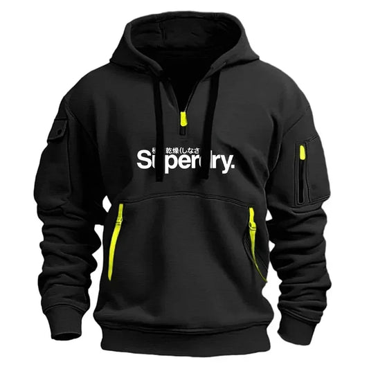 Sudadera Superdry con Cremallera Parcial - Estilo Técnico Adventure