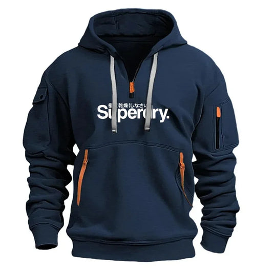 Sudadera Superdry con Cremallera Parcial - Estilo Técnico Adventure