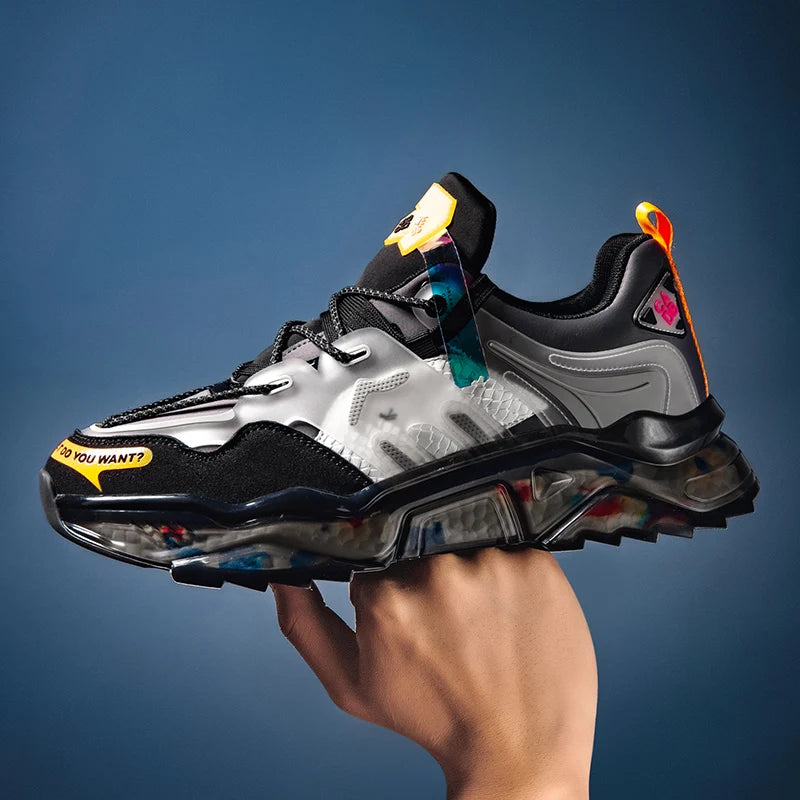Zapatillas Urbanas Futuristas con Suela Ondulada