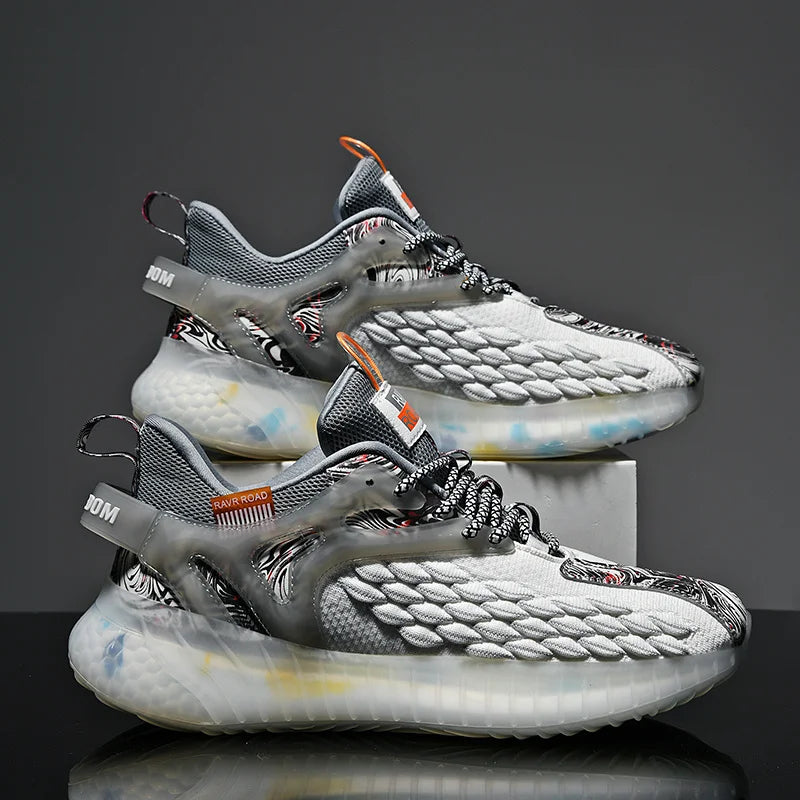Zapatillas Urbanas Futuristas con Suela Ondulada