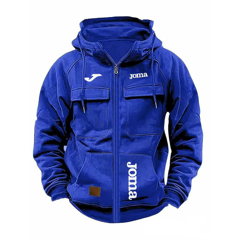 Chaqueta Deportiva Joma con Capucha y Multibolsillos
